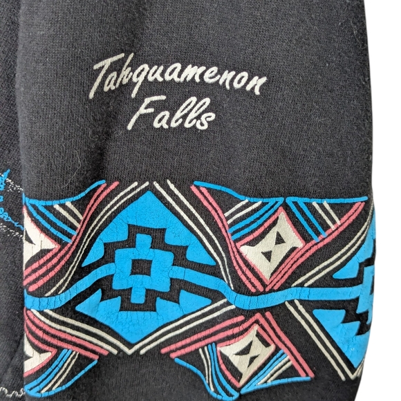 Rare AU Sportswear Vintage 90s Wildlife Sweatshirt..Size Large - Picture 3 of 7